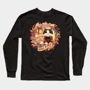 Cat Couture Bespoke Vicuña Slay Kitty Style 0BC Long Sleeve T-Shirt